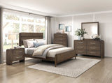 Emmett Dark Walnut Mirror (Mirror Only) by Homelegance at Eve Furniture