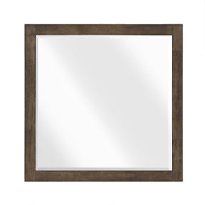 Emmett Dark Walnut Mirror (Mirror Only) by Homelegance at Eve Furniture