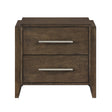 Emmett Dark Walnut Nightstand by Homelegance at Eve Furniture