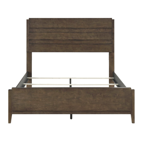 Emmett Dark Walnut Queen Bed by Homelegance at Eve Furniture