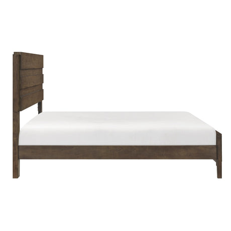 Emmett Dark Walnut Queen Bed by Homelegance at Eve Furniture