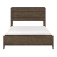 Emmett Dark Walnut Queen Bed by Homelegance at Eve Furniture