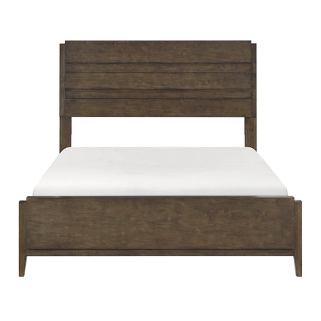 Emmett Dark Walnut Queen Bed by Homelegance at Eve Furniture