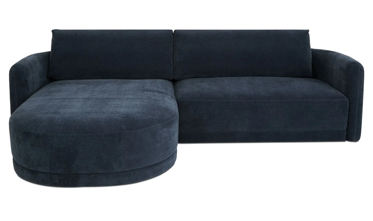 Emmy Sectional Dark Blue by Moe's Home at Eve Furniture
