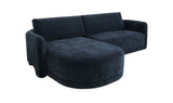 Emmy Sectional Dark Blue by Moe's Home at Eve Furniture