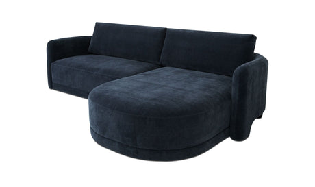 Emmy Sectional Dark Blue by Moe's Home at Eve Furniture