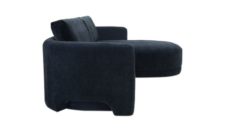 Emmy Sectional Dark Blue by Moe's Home at Eve Furniture