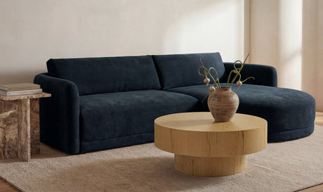 Emmy Sectional Dark Blue by Moe's Home at Eve Furniture