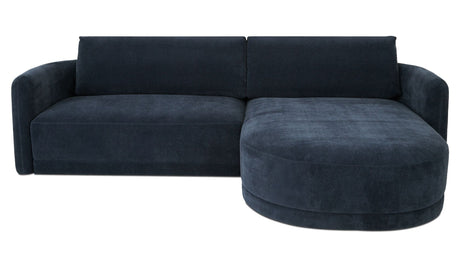 Emmy Sectional Dark Blue by Moe's Home at Eve Furniture