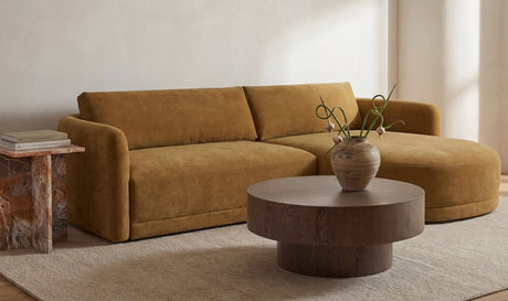 Emmy Sectional Ginger by Moe's Home at Eve Furniture