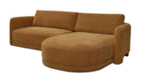 Emmy Sectional Ginger by Moe's Home at Eve Furniture