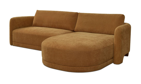 Emmy Sectional Ginger by Moe's Home at Eve Furniture