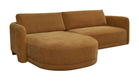 Emmy Sectional Ginger by Moe's Home at Eve Furniture