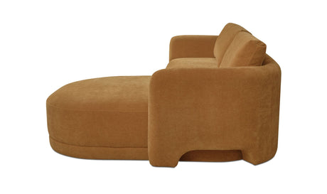Emmy Sectional Ginger by Moe's Home at Eve Furniture