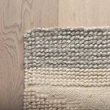Emory 8x10 Gray Wool Hand Woven Diamond Patterned Rug by Mercana at Eve Furniture