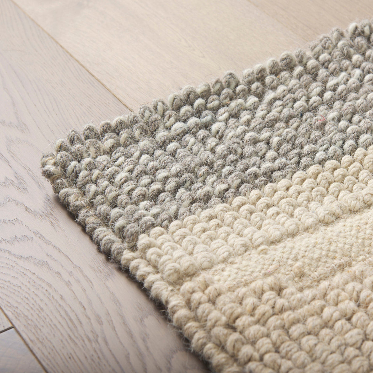 Emory 8x10 Gray Wool Hand Woven Diamond Patterned Rug by Mercana at Eve Furniture