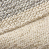 Emory 8x10 Gray Wool Hand Woven Diamond Patterned Rug by Mercana at Eve Furniture