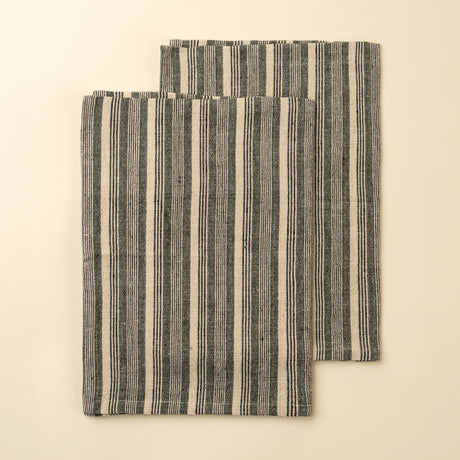 Emory Stripe Tea Towels S/2, Set of 2 by Mercana at Eve Furniture
