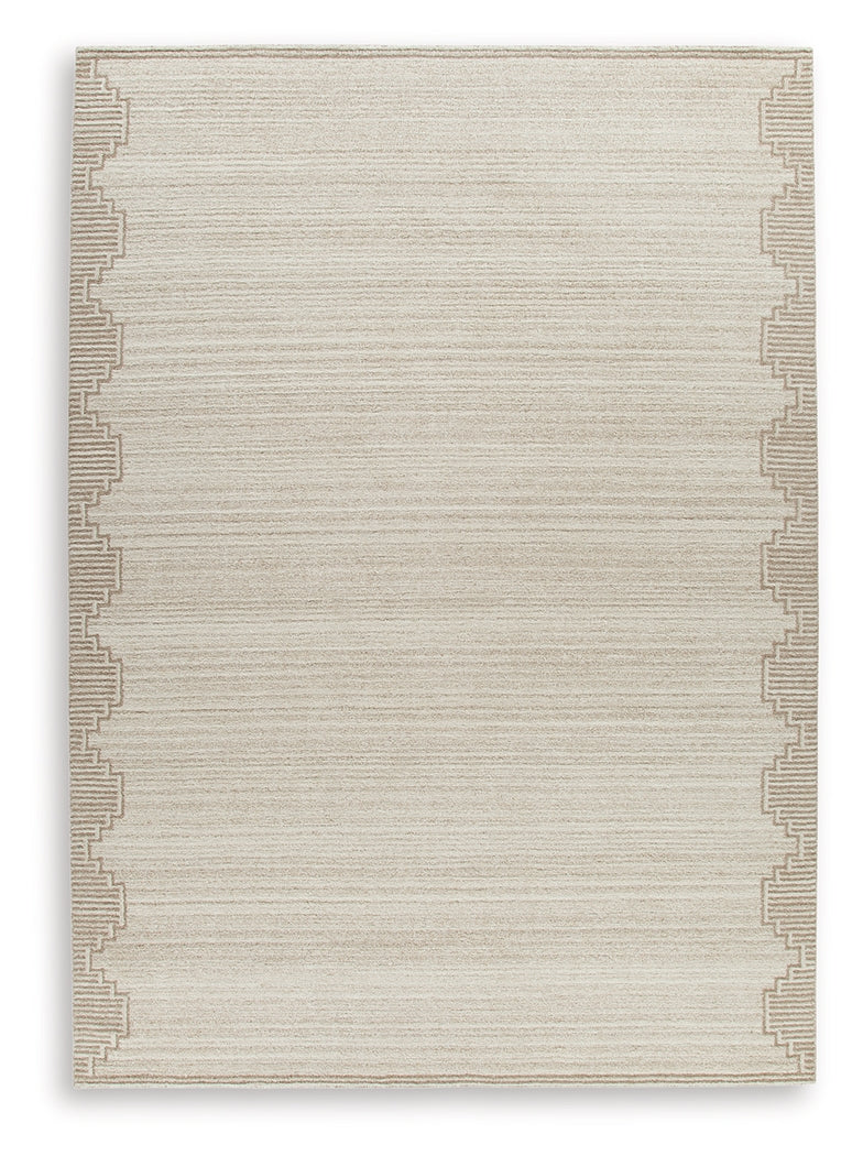 Emorymore Brown/Beige Extra Large Rug by ASHLEY FURNITURE at Eve Furniture
