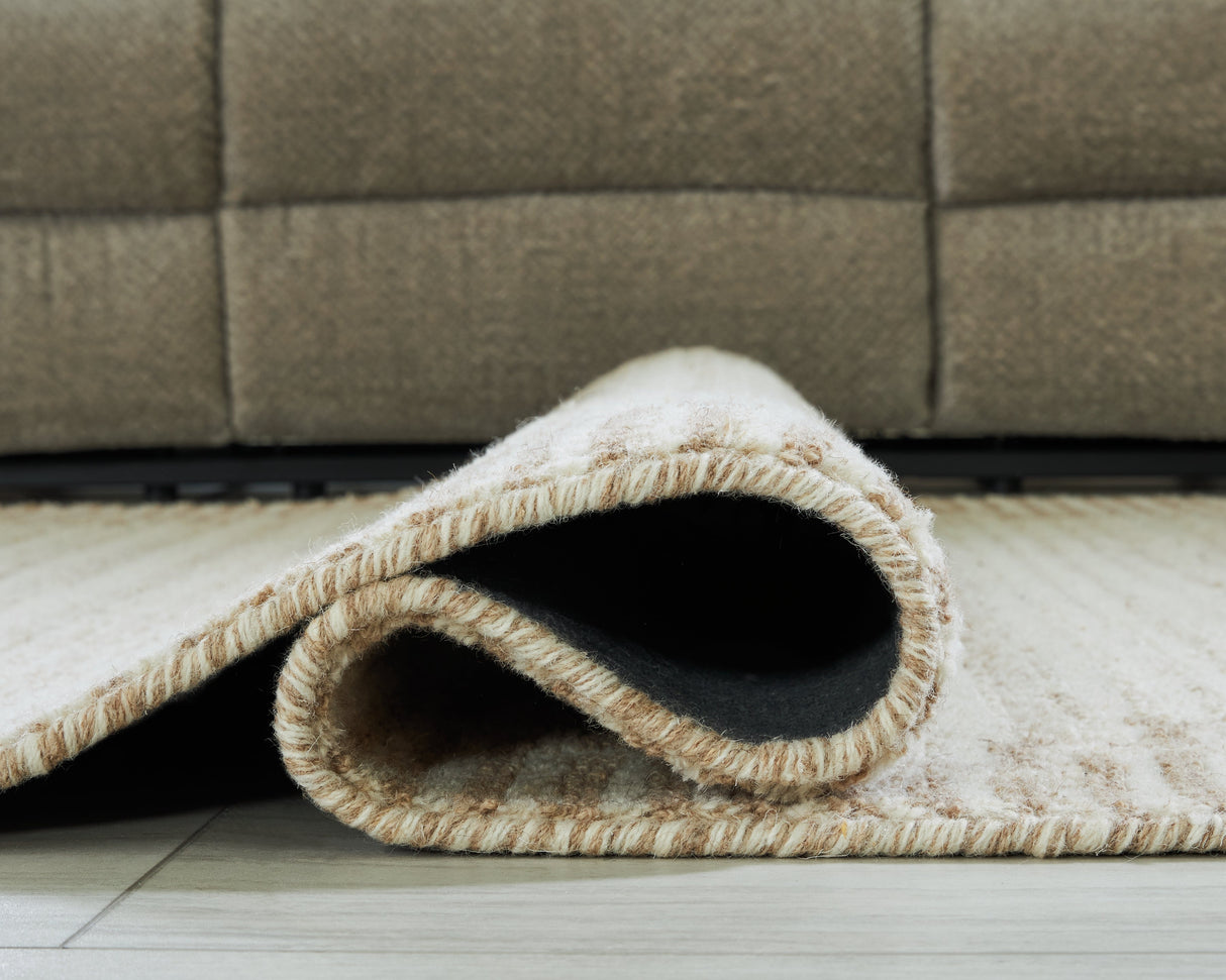 Emorymore Brown/Beige Extra Large Rug by ASHLEY FURNITURE at Eve Furniture