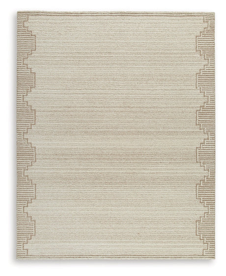 Emorymore Brown/Beige Large Rug by Ashley at Eve Furniture