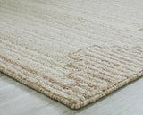 Emorymore Brown/Beige Large Rug by ASHLEY FURNITURE at Eve Furniture