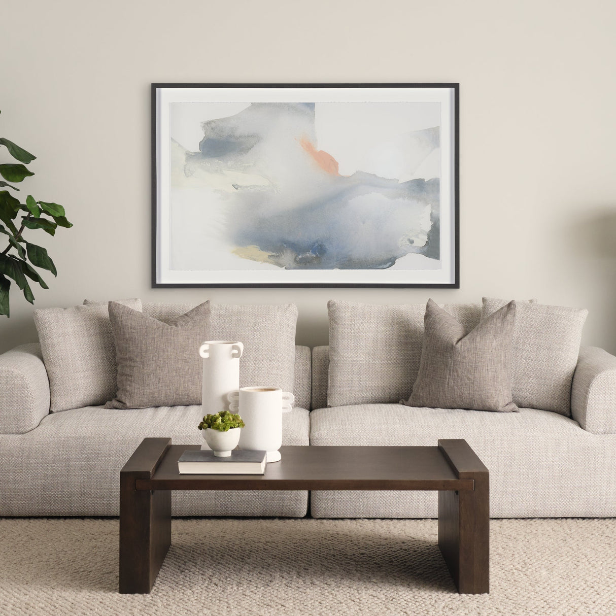 Emotions II by Ira Havuka a Framed Art Print Matted under Glass by Mercana at Eve Furniture