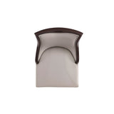 Emperor Faux Leather Barstool in Light Grey by Manhattan Comfort at Eve Furniture