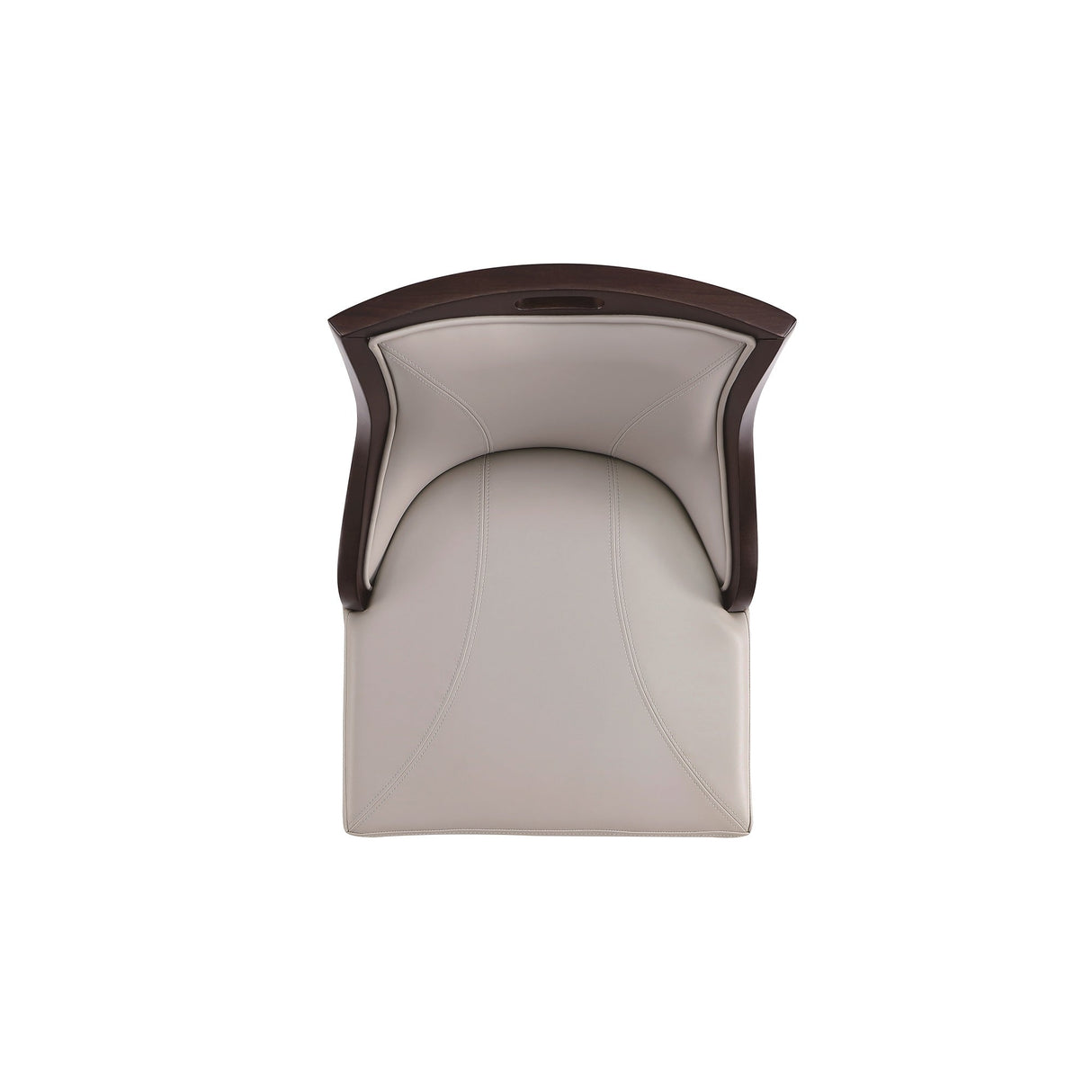 Emperor Faux Leather Barstool in Light Grey (set of 2) by Manhattan Comfort at Eve Furniture