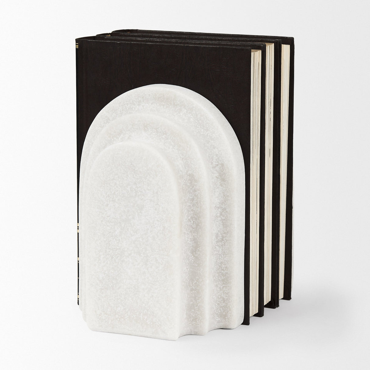 Empire Granite Resin Arc Book End Set by Mercana at Eve Furniture