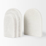 Empire Granite Resin Arc Book End Set by Mercana at Eve Furniture