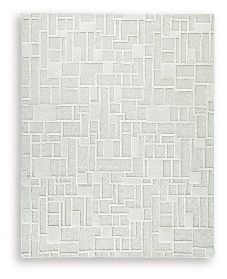 Empriss Ivory Large Rug by Ashley at Eve Furniture