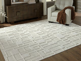 Empriss Ivory Large Rug by Ashley at Eve Furniture