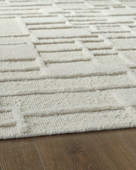 Empriss Ivory Medium Rug by Ashley at Eve Furniture