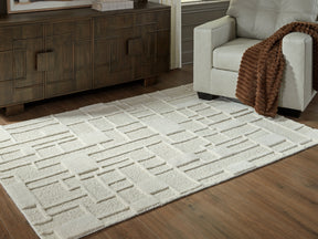 Empriss Ivory Medium Rug by Ashley at Eve Furniture