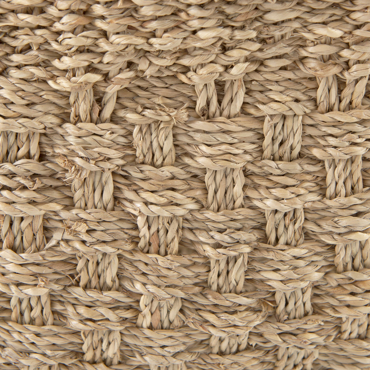 Emra (Set of 3) Light Brown Seagrass Rectangular Basket W/ Handles by Mercana at Eve Furniture