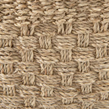 Emra (Set of 3) Light Brown Seagrass Rectangular Basket W/ Handles by Mercana at Eve Furniture