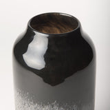 Emu Short Black w/ Gray Vase by Mercana at Eve Furniture