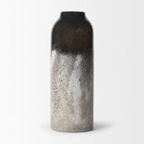 Emu Tall Black w/ Gray Vase by Mercana at Eve Furniture