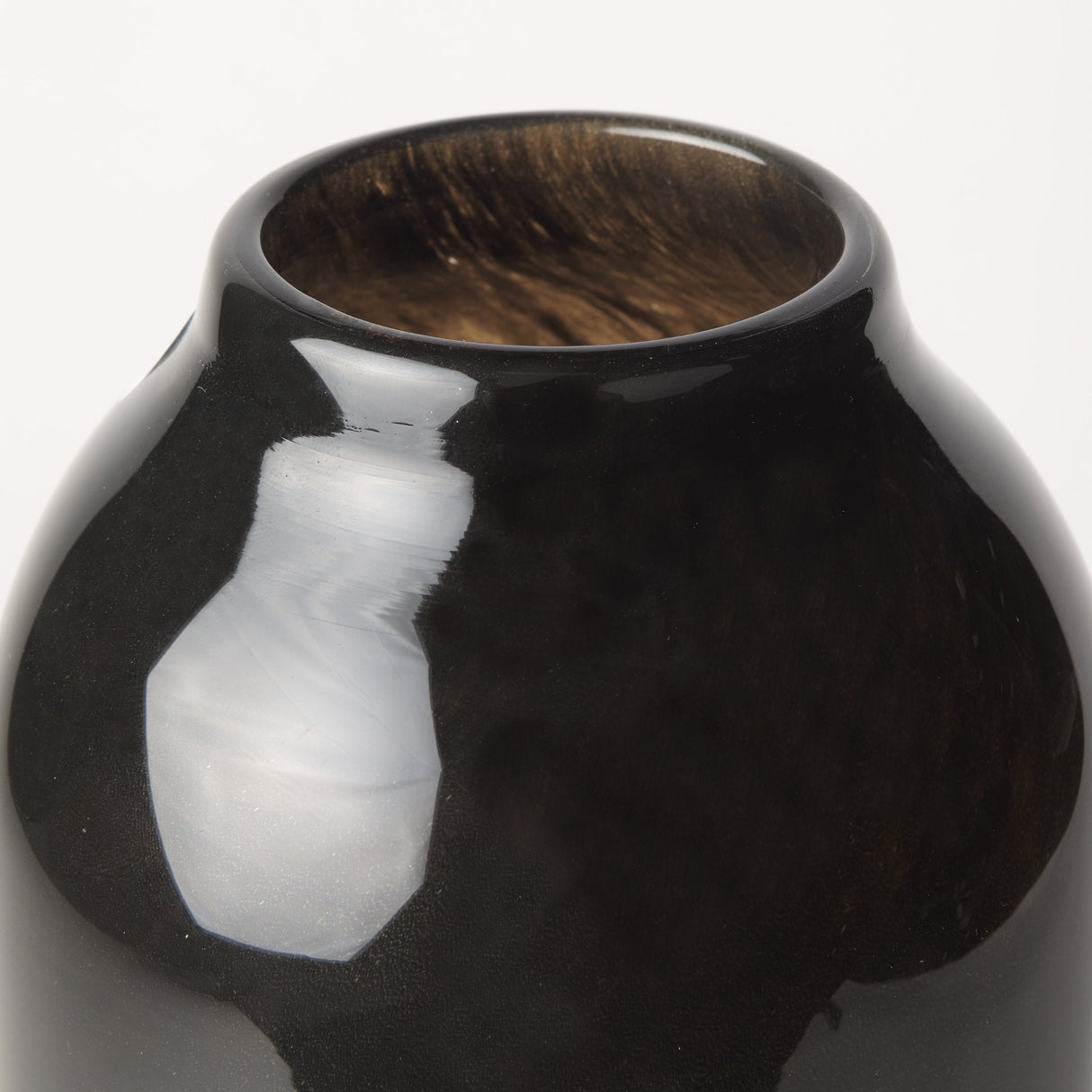 Emu Tall Black w/ Gray Vase by Mercana at Eve Furniture