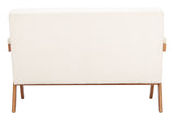 Encanto Ivory Loveseat by Zuomod at Eve Furniture