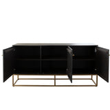 Encore Grey Oak Metal Sideboard by Diamond Sofa at Eve Furniture