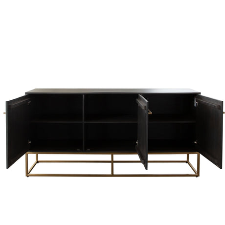Encore Grey Oak Metal Sideboard by Diamond Sofa at Eve Furniture