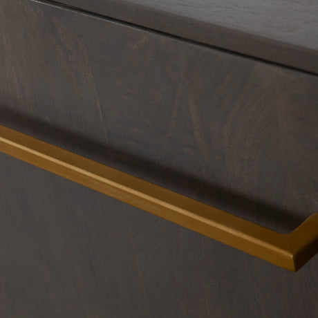 Encore Grey Oak Metal Sideboard by Diamond Sofa at Eve Furniture