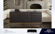 Encore Grey Oak Metal Sideboard by Diamond Sofa at Eve Furniture