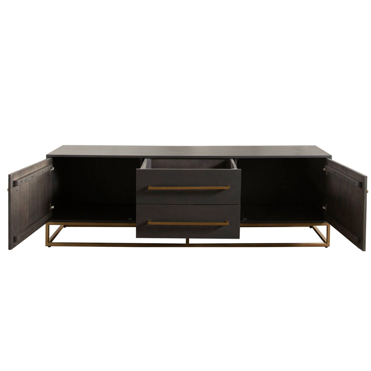 Encore Grey Oak Metal TV Stand by Diamond Sofa at Eve Furniture
