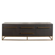 Encore Grey Oak Metal TV Stand by Diamond Sofa at Eve Furniture