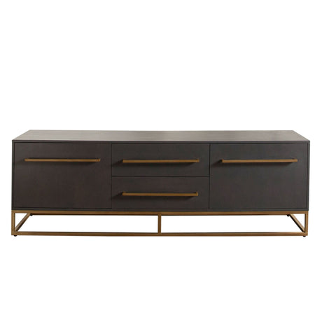 Encore Grey Oak Metal TV Stand by Diamond Sofa at Eve Furniture