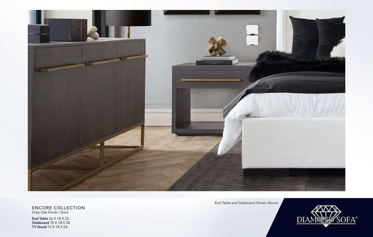 Encore Nightstand by Diamond Sofa at Eve Furniture