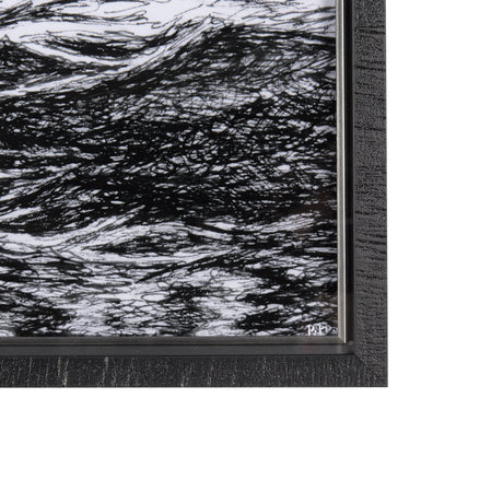 Endless Sea by Mercana Studio a Hand Embellished Textured Framed Art Print Matted under Glass by Mercana at Eve Furniture